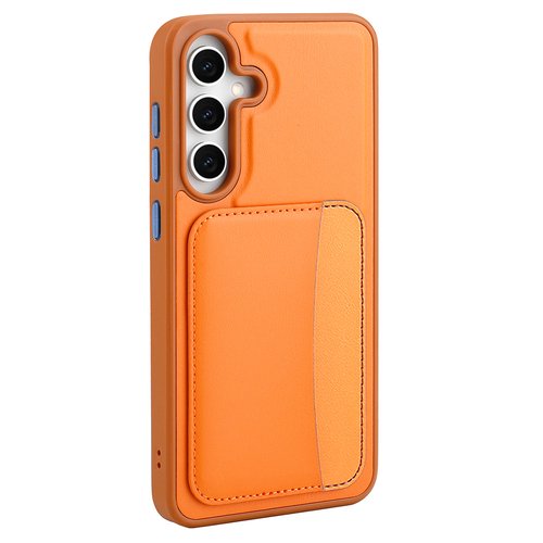 Galaxy A26 Kılıf Kartlıklı X-Kart Deri Görünümlü High Quality Silikon Kapak