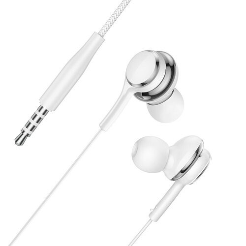 Hi-Fi Ses Kaliteli 3.5mm Kulakiçi Kulaklık Wiwu EB310 Beyaz