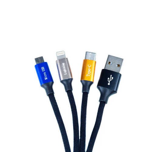 OKS 3 in 1 Usb Hızlı Şarj Destekli Kablo