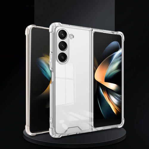 Galaxy Z Fold 5 Kılıf Köşeleri Airbagli Anti Shock Silikon