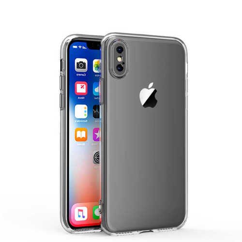 Apple iPhone X Kılıf Kamera Korumalı Süper Silikon Kapak