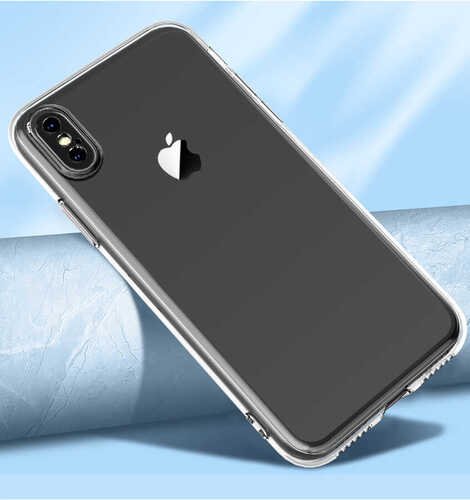 Apple iPhone X Kılıf Kamera Korumalı Süper Silikon Kapak