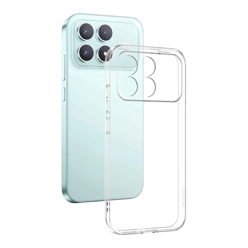 Xiaomi Poco F8 Pro Kılıf İnce ve Esnek Şeffaf Süper Silikon