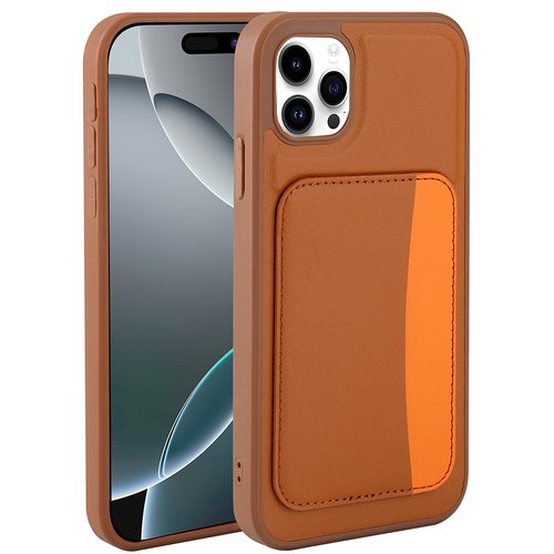 iPhone 11 Kılıf Kartlıklı X-Kart Deri Görünümlü High Quality Silikon Kapak
