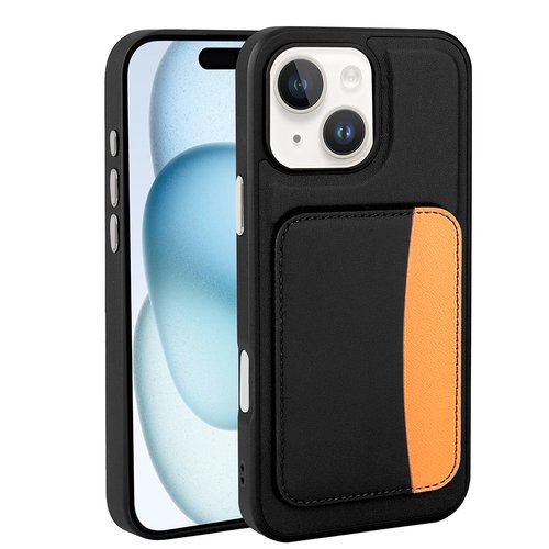 iPhone 13 Kılıf Kartlıklı X-Kart Deri Görünümlü High Quality Silikon Kapak