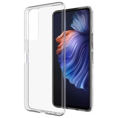 Tecno Camon 18 Kılıf İnce ve Esnek Şeffaf Süper Silikon