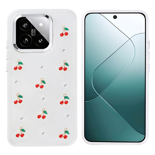 Xiaomi 15T Kılıf Airbag Tasarımlı Simli Şeffaf Kutup Kapak