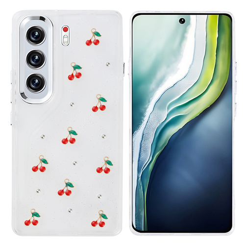 Tecno Camon 40 Pro Kılıf Airbag Tasarımlı Simli Şeffaf Kutup Kapak