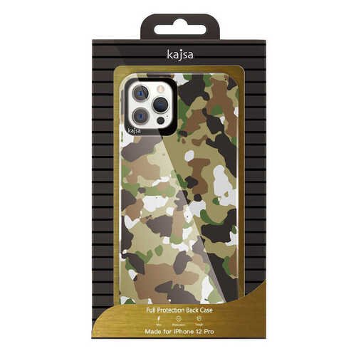 Apple iPhone 12 Pro Kılıf Asker Desenli Kajsa Camo Kapak