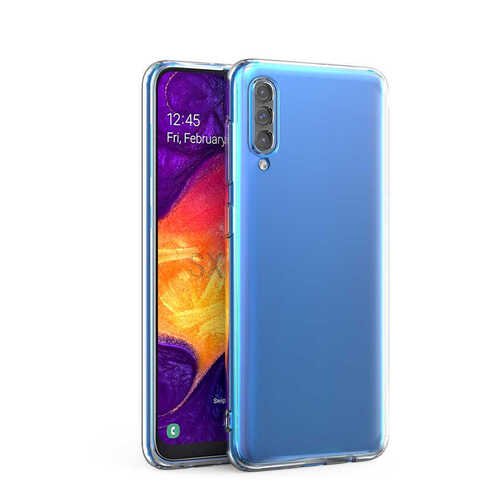 Galaxy A50 Kılıf Kamera Korumalı Süper Silikon Kapak