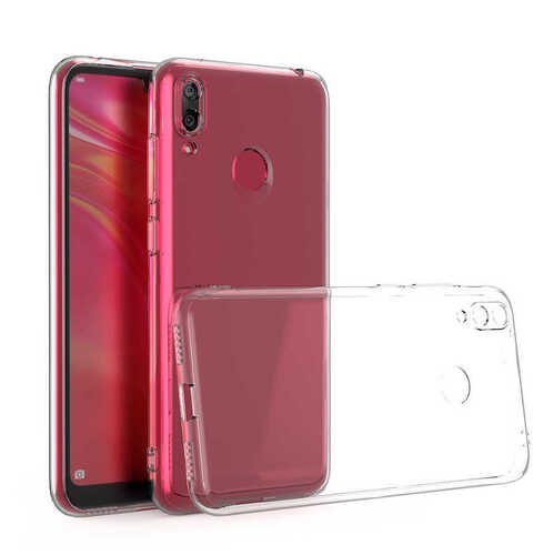 Huawei Y7 Prime 2019 Kılıf Kamera Korumalı Süper Silikon Kapak