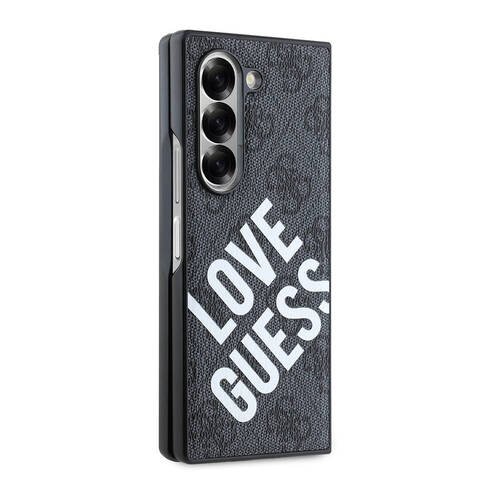 Galaxy Z Fold 6 Kılıf Guess Orjinal Lisanslı Love Guess Printing Kapak