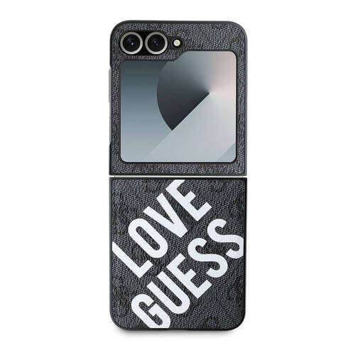 Galaxy Z Flip 6 Kılıf Guess Orjinal Lisanslı Love Guess Printing Kapak