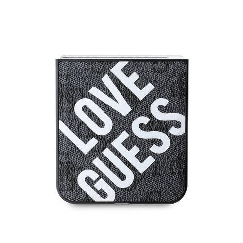 Galaxy Z Flip 6 Kılıf Guess Orjinal Lisanslı Love Guess Printing Kapak