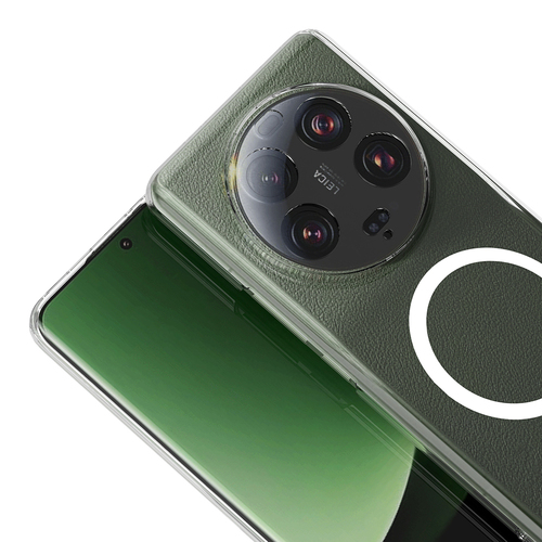 Xiaomi 13 Ultra Kılıf Kamera Korumalı MagSafe Şarj Özellikli Lüx Şeffaf London Silikon Kapak