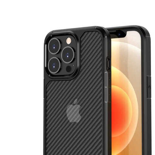 iPhone 13 Pro Kılıf İnoks Fiber Tasarım Kapak