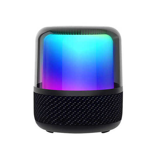 Wiwu P50 Kablosuz Bluetooth Hoparlör 50W - 360° Stereo Surround Party Speaker - RGB Işıklı