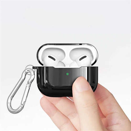 Apple Airpods Pro Polikarbon Tasarım Darbe Emici Silikon Kılıf