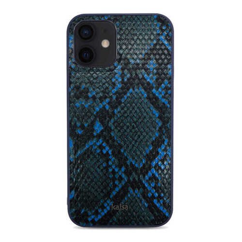 Apple iPhone 12 Kılıf Kajsa Glamorous Serisi Snake Pattern Kapak