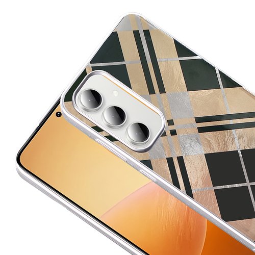 Galaxy S24 FE Kılıf Parlak Desenli İnce Tasarım Mep Kapak