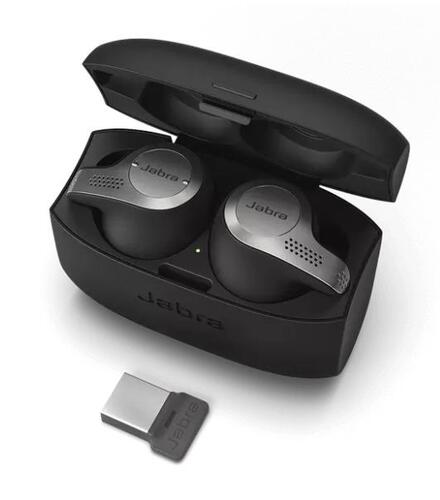 Jabra Evolve 65T MS Bluetooth Kulaklık Titanyum Siyah