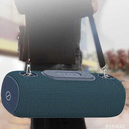 Wiwu P15 Kablosuz Bluetooth Hoparlör - IPX6 - 3D Surrond Party Speaker - Ses Bombası - USB & Aux