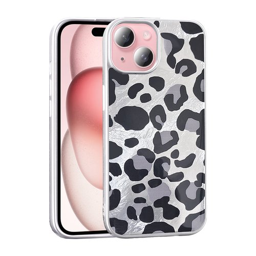 iPhone 15 Kılıf Parlak Desenli İnce Tasarım Mep Kapak