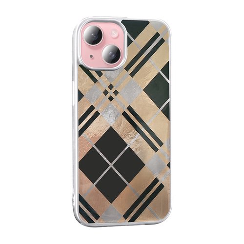 iPhone 15 Kılıf Parlak Desenli İnce Tasarım Mep Kapak