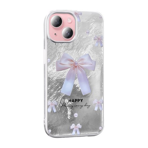 iPhone 15 Kılıf Parlak Desenli İnce Tasarım Mep Kapak