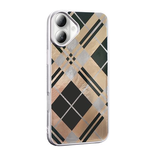 iPhone 16 Kılıf Parlak Desenli İnce Tasarım Mep Kapak