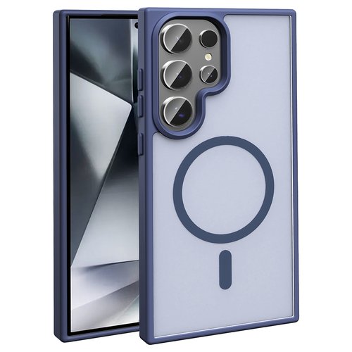 Galaxy S26 Ultra Kılıf Mat Arka Yüzey Wireless Şarj Özellikli Sio Magsafe Kapak