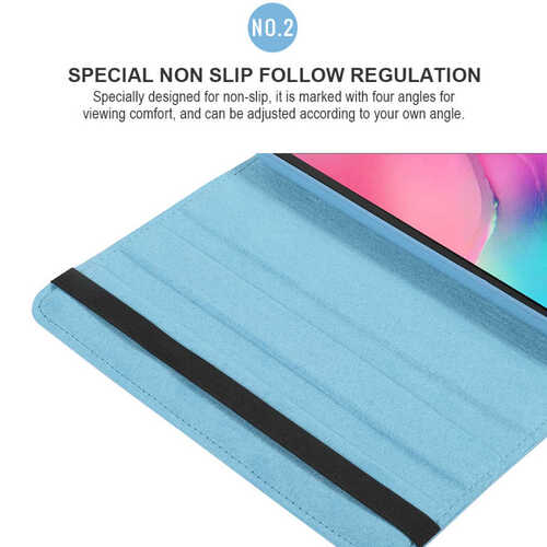 Galaxy Tab A7 Lite T225 Tablet Kılıf Dönen Standlı 360 Lüx Koruma