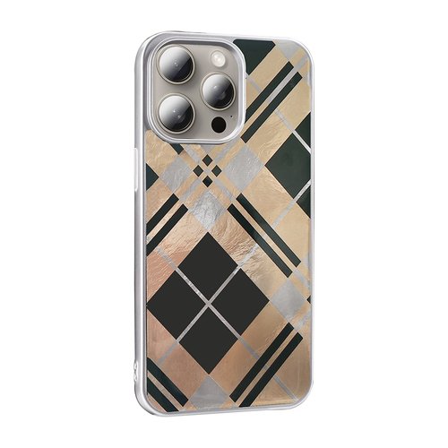 iPhone 15 Pro Kılıf Parlak Desenli İnce Tasarım Mep Kapak