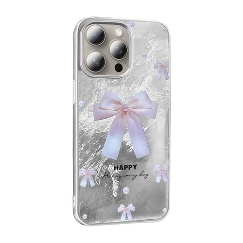 iPhone 15 Pro Kılıf Parlak Desenli İnce Tasarım Mep Kapak