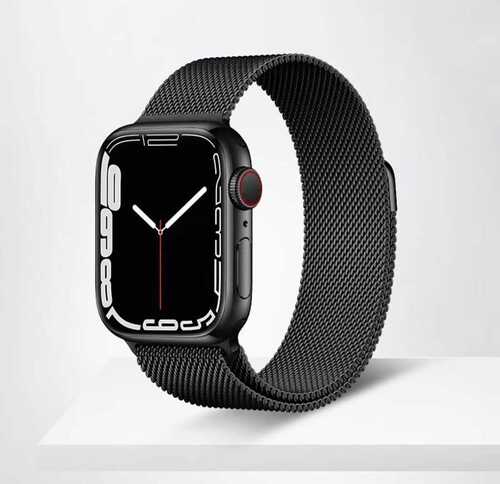 Apple Watch 7 45mm Kordon KRD-01 Metal Mıknatıslı Kordon