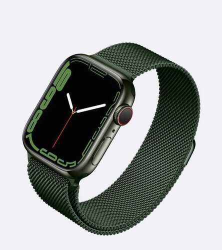 Apple Watch 7 45mm Kordon KRD-01 Metal Mıknatıslı Kordon