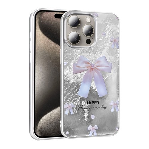 iPhone 15 Pro Max Kılıf Parlak Desenli İnce Tasarım Mep Kapak