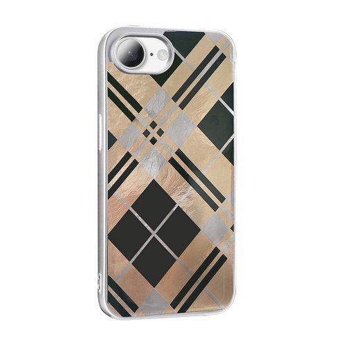 iPhone 16E Kılıf Parlak Desenli İnce Tasarım Mep Kapak