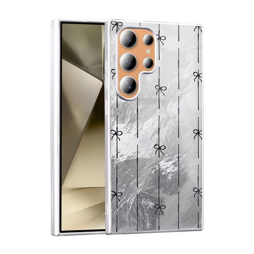Galaxy S25 Ultra Kılıf Parlak Desenli İnce Tasarım Mep Kapak