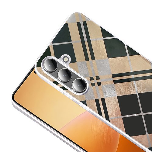 Galaxy S24 Kılıf Parlak Desenli İnce Tasarım Mep Kapak