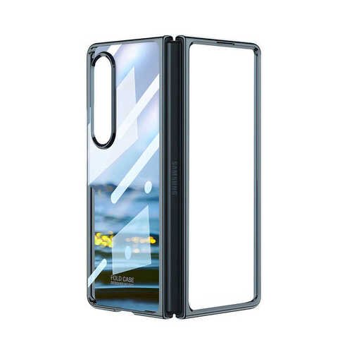 Galaxy Z Fold 4 Kılıf Full Camlı Kıpta Kapak