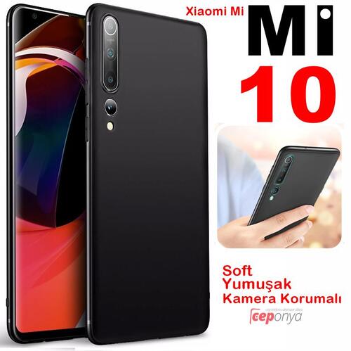 Xiaomi Mi 10 Kamera Korumalı Kaliteli Soft Silikon Kılıf