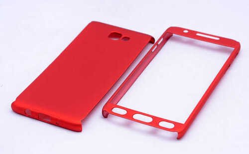 Galaxy A7 2017 Kılıf 360 Tam Koruma Rubber + Ekran Koruyucu