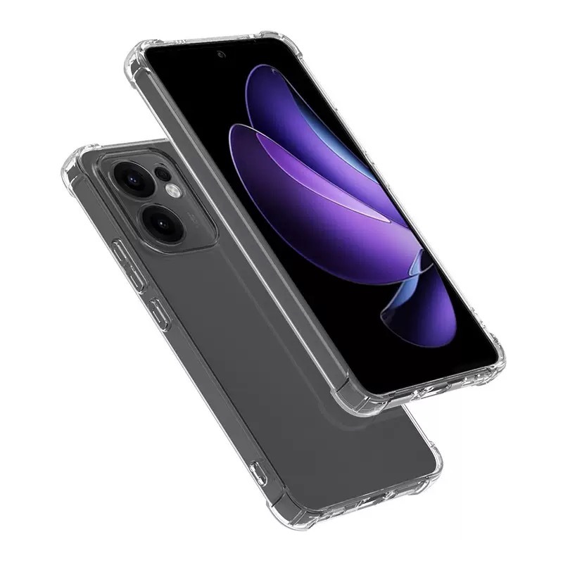 Oppo Reno 14F 5G Kılıf Köşeleri Airbagli Kamera Çıkıntılı Silikon