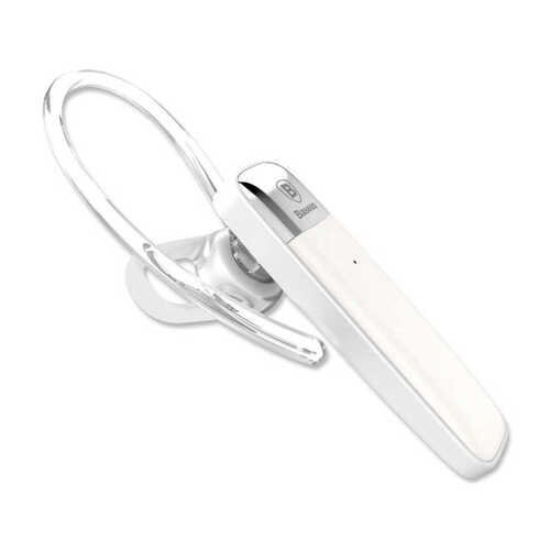 Orijinal Baseus Ses Kalitesi Yüksek Tek Kulak Bluetooth Kulaklık Beyaz