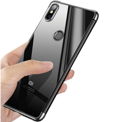 Xiaomi Mi 8 Köşeleri Renkli Şeffaf Kaliteli Kamera Korumalı Kılıf