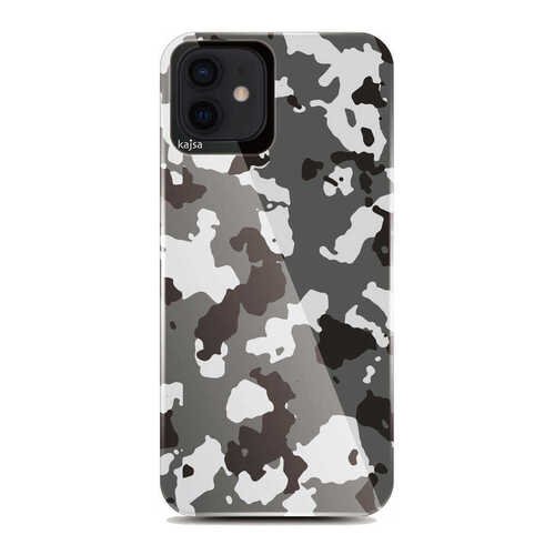 Apple iPhone 12 Kılıf Asker Desenli Kajsa Camo Kapak