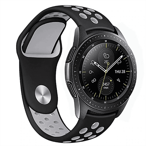 Huawei Watch GT 3 42mm KRD-02 Suya Dayanıklı Delikli Renkli Silikon Kordon