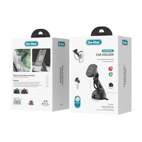 GD-HD704 Magnetic Go Des Vantuz Manyetik Araç Telefon Tutucu