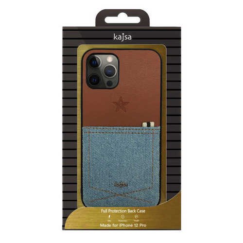 iPhone 12 Kılıf Kajsa Denim Kapak